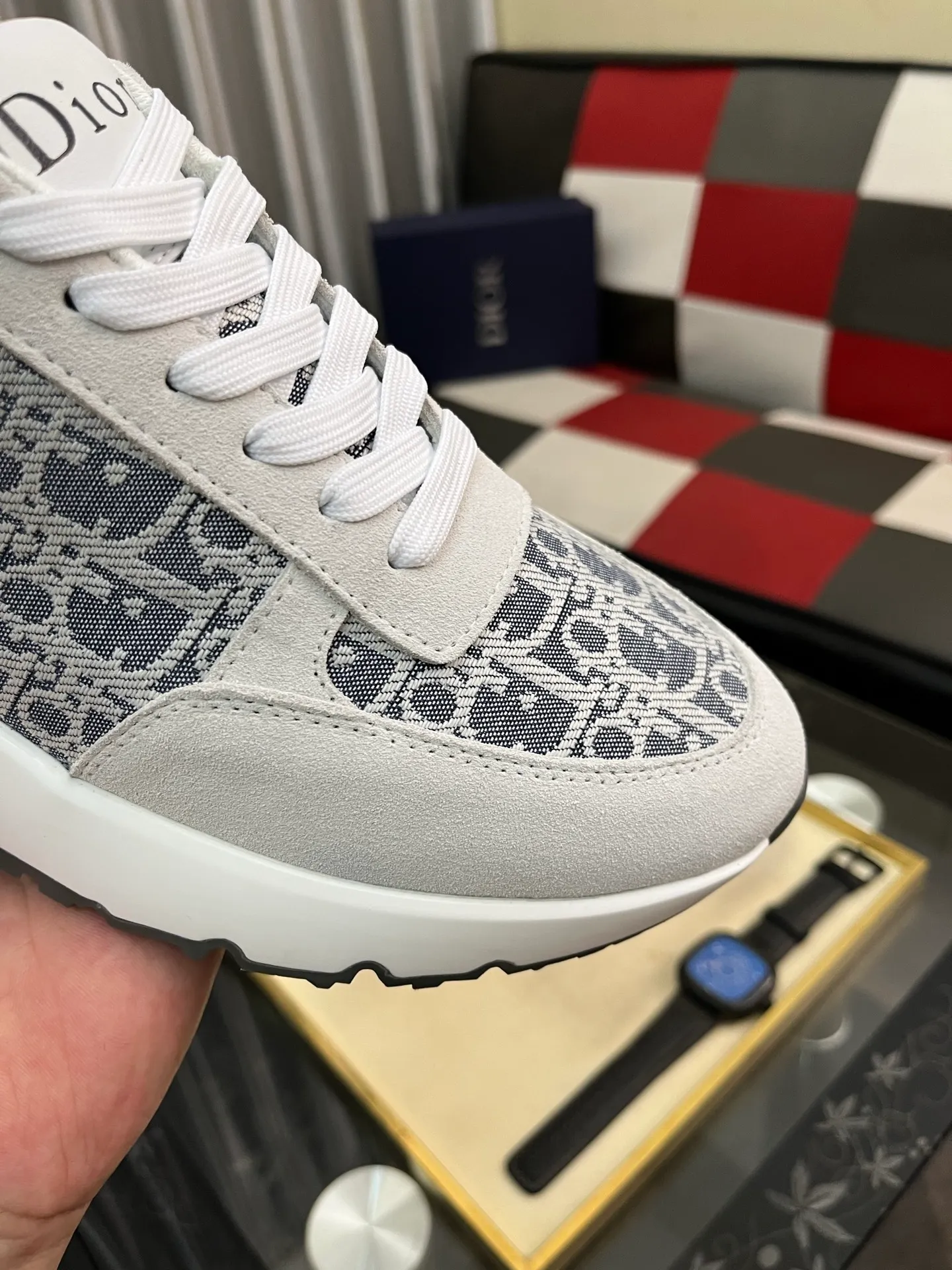 Men's shoes 💰438⌚️⌚️ [Dior] new casual shoes. Exclusive mold-making custom style, the fabric is imported from Italy, and the leather is breathable inside. Exclusively molded and customized outsole is wear-resistant. Counter-level version, perfect matching, on-shoe effect, and exquisite workmanship. Code number: 38-444️⃣Colors available